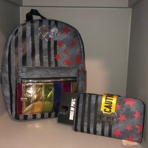 NWT!!! Birds of Prey backpack and wallet
